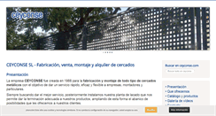 Desktop Screenshot of ceyconse.com