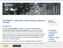 Tablet Screenshot of ceyconse.com